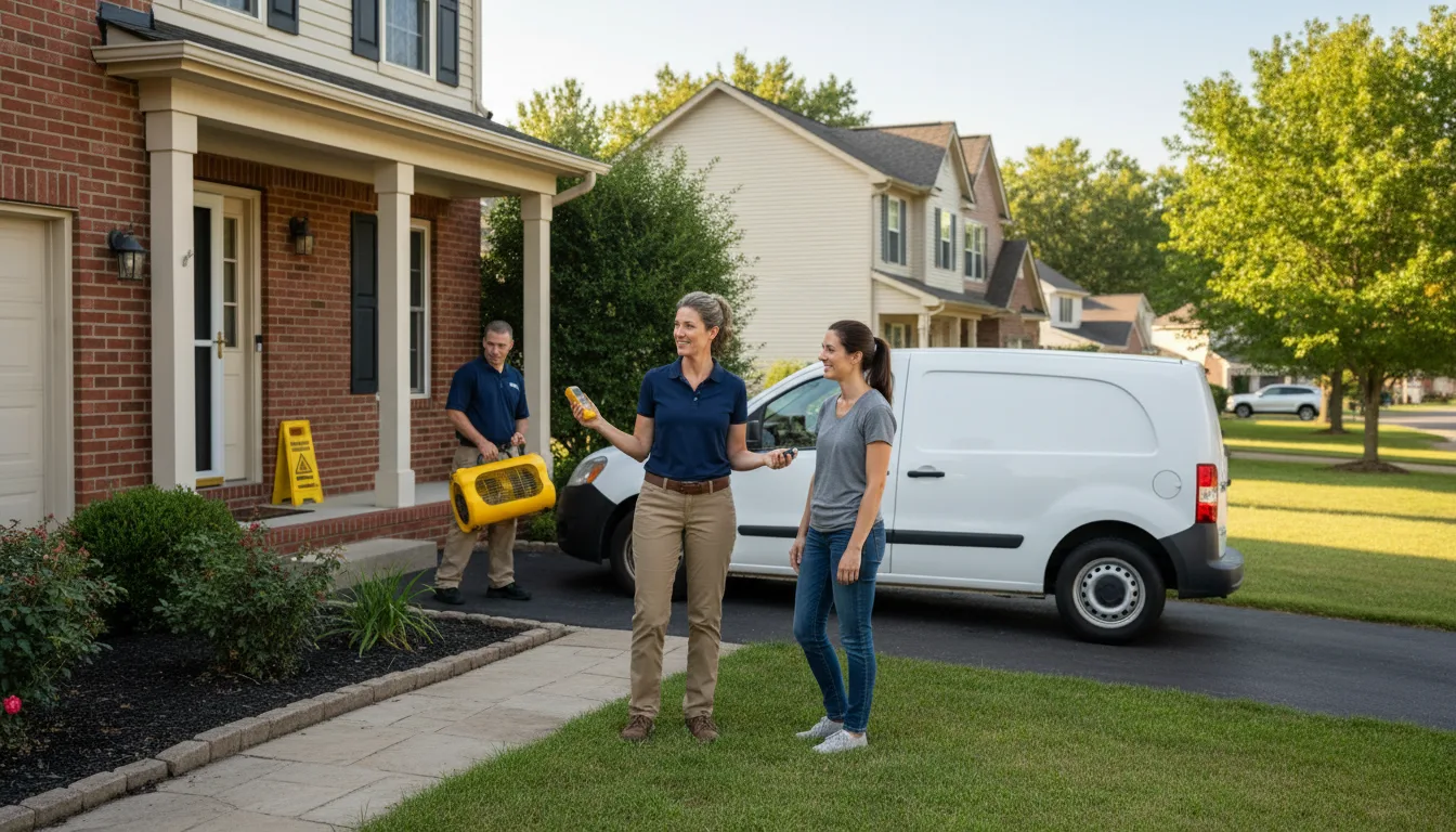 Water restoration image for Dehumidification And Cleanup Services in Little Cedar, IA